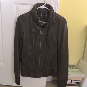 Mackage Gun Metal Gray. Genuine Leather Jacket